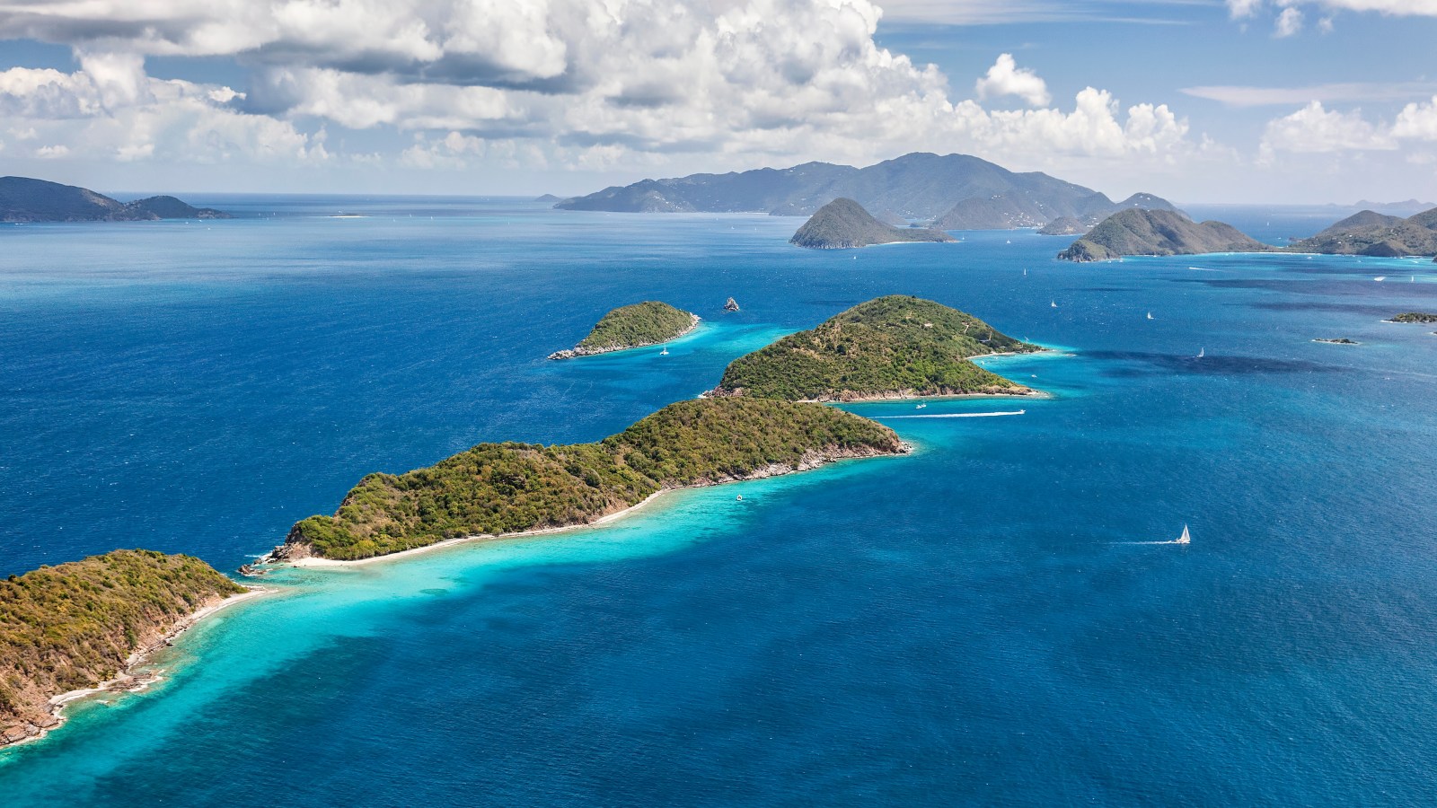 Mingo and Lovango Cays Aerial view Mingo and Lovango Cays Aerial view