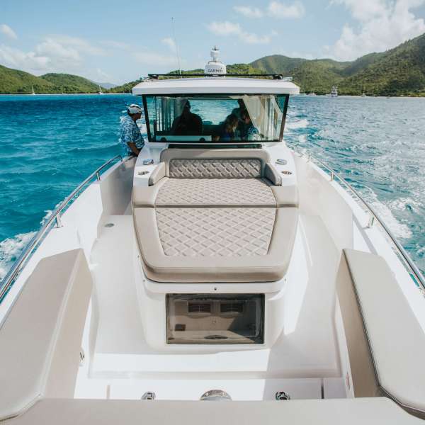 a small boat in a body of water